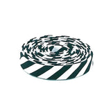 Double Fold 1/2'' Bias Tape 1/4" Black & White Stripe