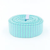 Quilt Binding Tiny Stripe Misty Aqua 1 1/4" Single Fold