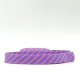 Double Fold Bias Tape 1/2'' Tiny Stripes Honesty Purple Binding