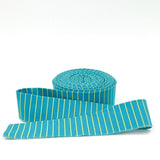 Quilt Binding Tiny Stripe Songbird Teal 1 1/4" Single Fold
