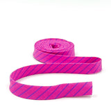 Double Fold Bias Tape 1/2'' Tiny Stripes Mystic Purple Binding