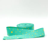 Quilt Binding Space Sprinkles Seaglass Green 1 1/4" Single Fold