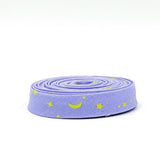 Space Sprinkles Bias Tape Dream Purple/Citron  1/2" Double Fold Binding