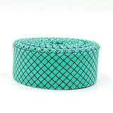 Quilt Binding On The Grid Raindrop Teal Green 1 1/4" Single Fold