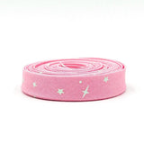 Double Fold Bias Tape 1/2'' True Colors Space Sprinkles Piglet Pink Mint Green Tula Pink Bias Binding