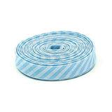Double Fold 1/2" Bias Tape Boy Blue Tone On Tone Stripe Binding