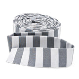 Quilt Binding Tent Stripe Fog Gray 1 1/4" Single Fold