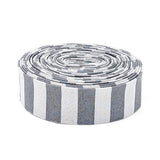 Quilt Binding Tent Stripe Fog Gray 1 1/4" Single Fold
