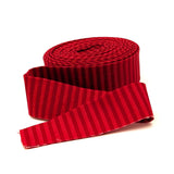 Quilt Binding Red Tone On Tone 1/8'' Stripe 1 1/4" Single Fold