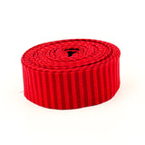 Quilt Binding Red Tone On Tone 1/8'' Stripe 1 1/4" Single Fold