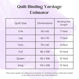 Quilt Binding Mustard Yellow and White 1/8'' Stripe 1 1/4" Single Fold