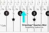 Stripology© Quarters MINI Ruler CGRGE4