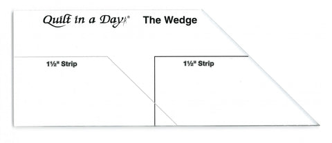 The Wedge Ruler, Quilt in a Day from Eleanor Burns