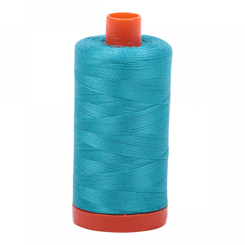 AURIFIL QUILT THREAD - 50 WT - 1422 yds #2810 Turquoise
