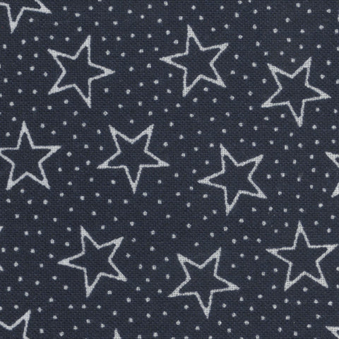 Navy Patriotic Stars 108in Wide Quilt Backing/Back 100% Cotton, By the Yard 49522-NVY