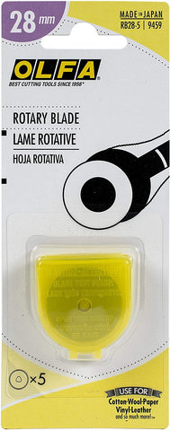 OLFA 28mm Rotary Blades 5 pack, RB28-5  #9459