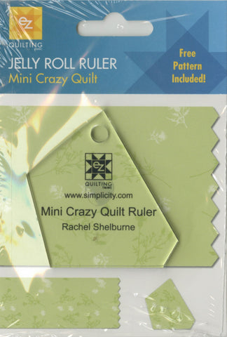 Mini Crazy Quilt Jelly Roll Ruler,  EZ Quilting 882225