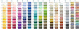 AURIFIL Mako Cotton Thread Color Card - 270 Colors