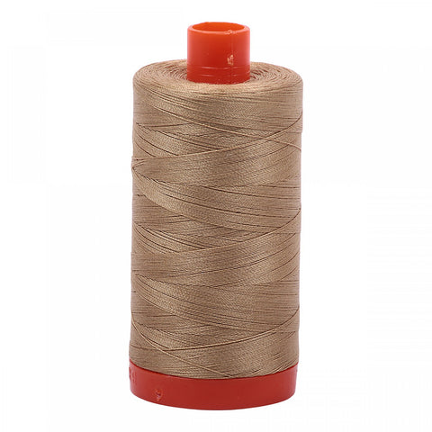 AURIFIL QUILT THREAD - 50 WT - 1422 yds #5010 Blonde Beige