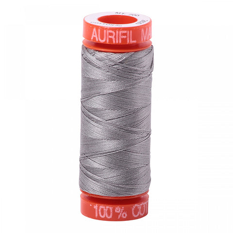 AURIFIL QUILT THREAD - 50 WT - 220 yds Small #2620, Stainless Steel