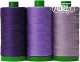 AURIFIL Cross River Gorilla 40wt Color Builder Thread 3 Spools AC40CP3-010