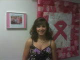 PINK Ribbon Wallhanging Quilt KIT, use your Stash!!  Support Breast Cancer