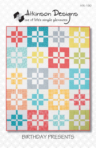 BIRTHDAY PRESENTS Quilt Pattern, Atkinson Designs ATK-190