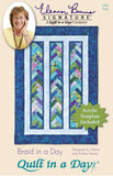 Braid In A Day Pattern, Quilt in a Day, Eleanor Burns, w/ Acrylic Template, EASY