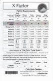 X Factor, A Strip Pattern for 2 1/2" Strips by Cozy Quilt Designs # CQD01076