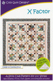 X Factor, A Strip Pattern for 2 1/2" Strips by Cozy Quilt Designs # CQD01076