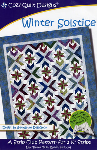 Winter Solstice: A Strip Pattern for 2 1/2" Strips by Cozy Quilt Designs # CQD01125