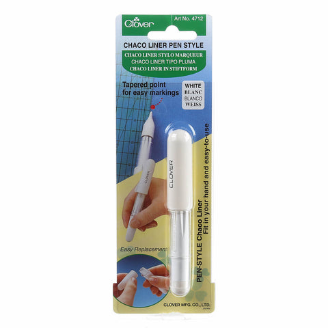 Chaco Liner Pen Style, Art No. 4712 by Clover, White