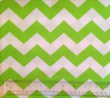 1" Chevron Fabric, By the Yard, 100% Cotton, Choice of Color