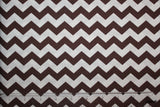 1/2" Chevron Fabric, by the Yard, 100% Cotton, Choice of Color