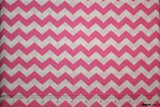 1/2" Chevron Fabric, by the Yard, 100% Cotton, Choice of Color