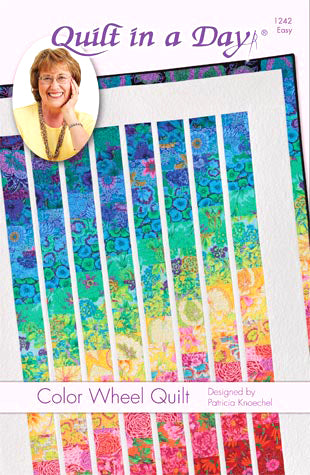 Color Wheel Quilt pattern, Eleanor Burns, Quilt in a Day, 1242 EASY