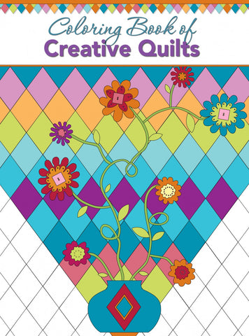 Coloring Book of Creative Quilts, Landauer Publishing (Color Quilt patterns)