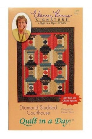 Diamond Studded Courthouse pattern from Quilt in a Day, 1274 EASY