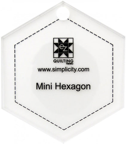 Mini Hexagon Jelly Roll Ruler,  EZ Quilting 882236