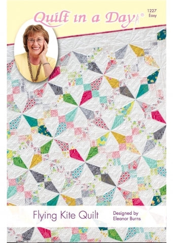 Flying Kite Quilt pattern, Quilt in a Day, Eleanor Burns, Easy 1227