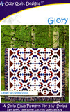 Glory, A Strip Pattern for 2 1/2" Strips by Cozy Quilt Designs #CQD01101