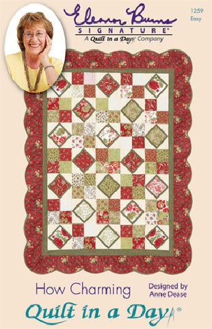 HOW CHARMING Pattern by Quilt in a Day, Eleanor Burns, 1259 Easy
