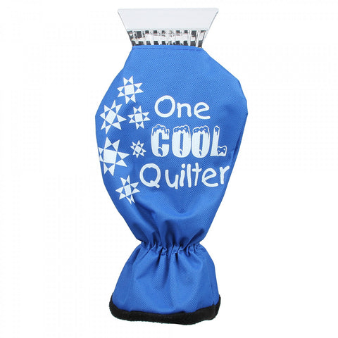 One COOL Quilter Ice & Snow Scraper with Glove, CP-ICE1