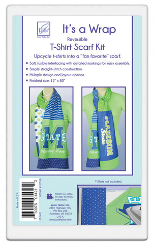 Reversible T-Shirt Scarf Kit, from June Tailor, 12" x 80" JT-1421