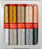 AURIFIL QUILT THREAD- 50 WT - Wayside ten (10) 220 yard spools, KL50WC10