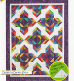 Lotus Blossom: A Strip Pattern for 2 1/2" Strips by Cozy Quilt Designs # CQD01045