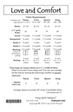 Love & Comfort Strip Pattern for 2 1/2" Strips from Cozy Quilt Designs # CQD01043