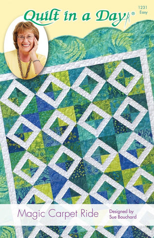 Magic Carpet Ride Quilt Pattern, Quilt in a Day, 1231 EASY