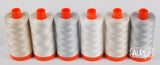 AURIFIL Quilt In A Day Neutrals Thread Collection by Eleanor Burns 50wt 6 Large Spools EB50QD6