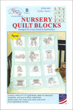 Teddy Bears Nursery Quilt Blocks, pkg of 12 Jack Dempsey Embroidery #300-892